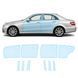 Buy Pre-cut paint protection film for Mercedes-Benz E-Class W212 2009-2013 - doors and windows pillars 106777 Model-specific paint protection film patterns for Mercedes-Benz