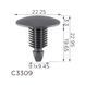 Clip for interior trim wing trunk Fiat, Citroen, Alfa Romeo, Peugeot (1301019808) (C3309)