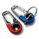 Купить Брелок Карабин Lux поворотный для ключей (2 Кольца) 1 шт 44700 Брелки для автоключей - 1 фото из 9