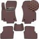 Buy EVA floor mats for Opel Astra H 2004-2010 with heel pad Brown 5 pcs 66070 Floor mats for Opel