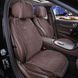 Купити Накидки на передні сидіння Алькантара Maybach Додаткова вентиляція Коричневі 2 шт 96504 Накидки для сидінь Premium (Алькантара)