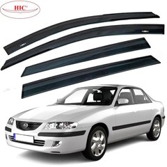 Купить Дефлекторы окон ветровики HIC для Mazda 626 1997-2002 Оригинал (Ma02) 60182 Дефлекторы окон Mazda