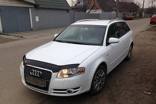 Купить Дефлектор капота мухобойка для Audi A4 (B7) 2005-2008 1795 Дефлекторы капота Audi