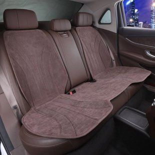 Купити Накидка на задні сидіння Алькантара Maybach Додаткова вентиляція Коричневі 1 шт 96505 Накидки для сидінь Premium (Алькантара)