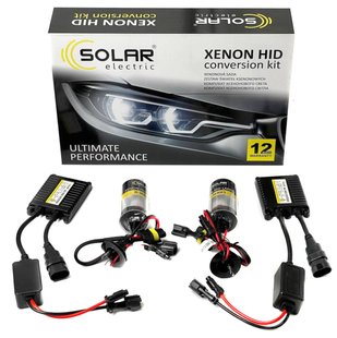 Купить Комплект ксенона Solar H1 6000K 85V 35W P14.5s KET+Ballast 2 шт (4160) 23983 Комплекты Ксенона