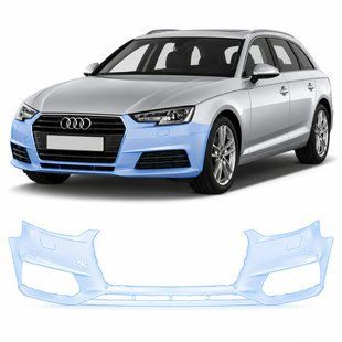 Купити Антигравійна захисна бронеплівка за лекалами для Audi A4 B9 2015-2019 - передній бампер 101442 Модельні лекала захисних плівок для Audi