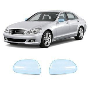 Купить Антигравийная защитная бронепленка по лекалам для Mercedes-Benz S-Class W221 2005-2009 - зеркала 107177 Модельные лекала защитных пленок для Mercedes-Benz