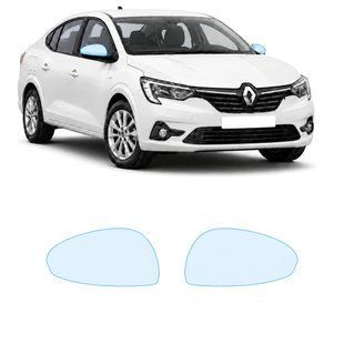 Купить Антигравийная защитная бронепленка по лекалам для Renault Taliant I 2025- зеркала 108641 Модельные лекала защитных пленок для Renault