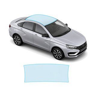 Buy Pre-cut paint protection film for LADA Vesta NG facelift 2022- roof area 105922 Model-specific paint protection film patterns for LADA