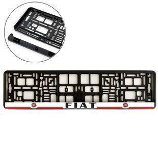 Buy Number plate frame for Fiat Type 1 Frost-resistant Color Logo (Avtovin) 86711 Number frame - Model inscriptions