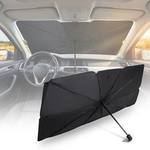 Купить Автомобильный солнцезащитный зонт шторка для лобового стекла Elegant 130x 65 см (EL 100 524) 101162 Шторки солнцезащитные для окон авто