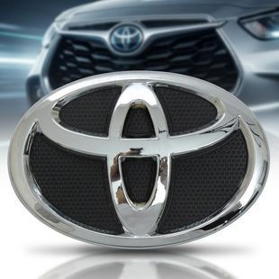 Купить Эмблема для Toyota Corolla 140 x 95 мм 6 креплений пластиковая (OEM: 75312-02050, 75301-02040) 21375 Эмблемы на иномарки