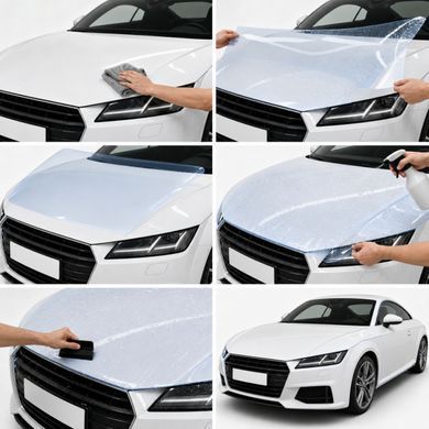 Buy Pre-cut paint protection film for Audi TT 8S 2014-2023 - lower body area 101792 Model-specific paint protection film patterns for Audi