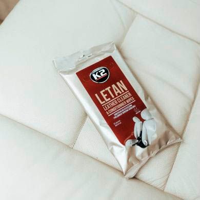 Купить Салфетки влажные для очистки кожаной обивки K2 Letan Wipes 20х18 см (K210) 24 шт 63216 Салфетки микрофибра губки для мытья