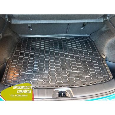 Купить Автомобильный коврик в багажник Nissan Qashqai 2017- FL верхняя полка / Резино - пластик 42240 Коврики для Nissan