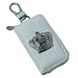 Купить Ключница автомобильная для ключей с логотипом Корона Белая 60849 Чехлы для автоключей - 1 фото из 4
