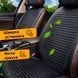 Купити Накидка на заднні сидіння Алькантара Napoli Premium Темно Сірі 1 шт 86410 Накидки для сидінь Premium (Алькантара) - 4 фото из 7