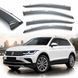 Купить Дефлекторы окон ветровики Benke для Volkswagen Tiguan 2017- (Хром Молдинг Нержавейка 3D) BVWTG1723-W/S 32185 Дефлекторы окон Volkswagen