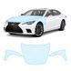 Купити Антигравійна захисна бронеплівка за лекалами для Lexus LS XF50 facelift 2021- капот і передні крила 106243 Модельні лекала захисних плівок для Lexus