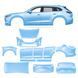 Buy Pre-cut paint protection film for Mazda CX-9 TC 2016-2020 - full body 106497 Model-specific paint protection film patterns for Mazda
