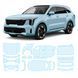 Buy Pre-cut paint protection film for Kia Sorento MQ4 facelift 2024- - full body 105753 Model-specific paint protection film patterns for Kia
