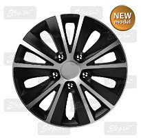 Купить Колпаки для колес Elegant RAPID R15 Черно - Серые 4 шт 22790 15 (EL)