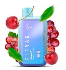 Купить Elf Bar RAYA D13000 18 ml Grape Cherry (Виноград Вишня) С Индикацией 66879 Одноразовые POD системы