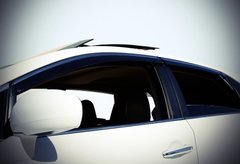 Купити Дефлектори вікон вітровики для Toyota Venza 2008-2016 З Молдингом Хром 7723 Дефлектори вікон Toyota
