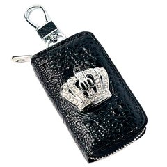 Купити Автомобільна ключниця для ключів з логотипом Корона Чорна 60850 Чохли для автоключів