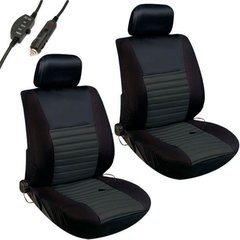 Купить Чехлы с подогревом для автомобильного сидения Tango Arctic 12V 35/45W 100х50 см 2 шт Черные (РР-А54016) 65537 Накидки с подогревом