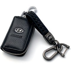Купить Автонабор №4 для Hyundai / Брелок с карабиноми чехол для автоключей с логотипом / тисненная кожа 37232 Подарочные наборы для автомобилиста