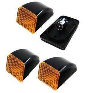 Buy Rectangular dimensions 100x60 mm / 12/24V / without lamps in the visor / Orange 2 pcs (YP 59) 8309 Side lights