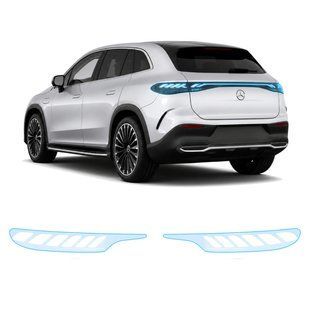 Купити Антигравійна захисна бронеплівка за лекалами для Mercedes-Benz EQE SUV X294 2022- задні ліхтарі стопи 106895 Модельні лекала захисних плівок для Mercedes-Benz