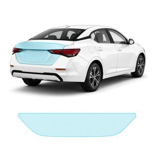 Купити Антигравійна захисна бронеплівка за лекалами для Nissan Sentra B18 2020-2023 - зона кришки багажника 107882 Модельні лекала захисних плівок для Nissan