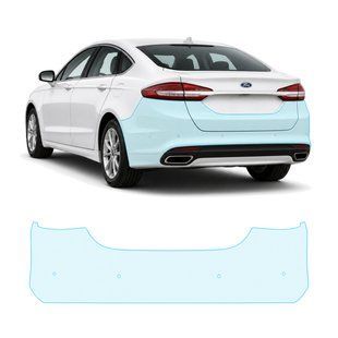 Купити Антигравійна захисна бронеплівка за лекалами для Ford Mondeo V 2014-2019 - задній бампер 104475 Модельні лекала захисних плівок для Ford