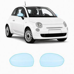 Купить Антигравийная защитная бронепленка по лекалам для Fiat 500 II 2007- зеркала 104141 Модельные лекала защитных пленок для Fiat
