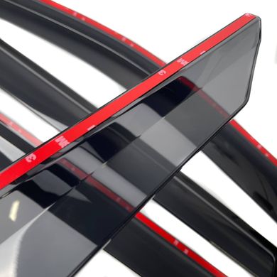 Купить Дефлекторы окон ветровики HIC для Mitsubishi Pajero Sport 2009-2015 Оригинал (MI41) 60521 Дефлекторы окон Mitsubishi
