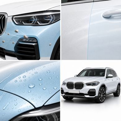 Купити Антигравійна захисна бронеплівка за лекалами для BMW X5 G05 2018-2023 - оптика (фари та ПТФ) 101914 Модельні лекала захисних плівок для Bmw