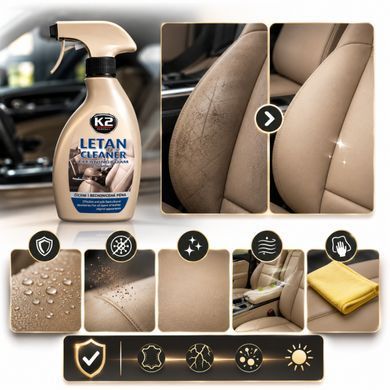 Купить Набор для ухода за Кожаным салоном авто К2 Letan Anti-Insect 5 шт 58251 Наборы техпомощи и ухода для автомобилиста