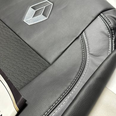 Buy Seat covers model for Renault Logan 2013 - Eco-leather 86308 Model covers custom tailoring