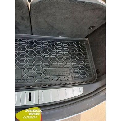 Купить Автомобильный коврик в багажник Tesla Model X 2016- короткий / Резино - пластик 42391 Коврики для Tesla