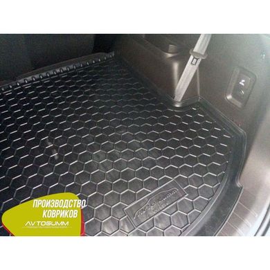 Купить Автомобильный коврик в багажник Hyundai Grand Santa Fe 2013- Base / Резино - пластик 42091 Коврики для Hyundai