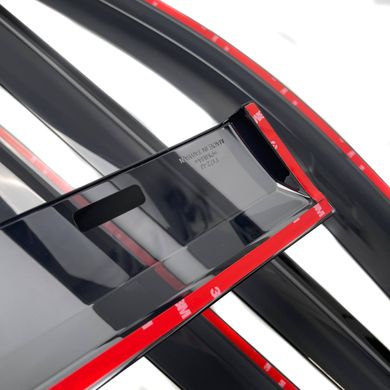 Купить Дефлекторы окон ветровики HIC для Mitsubishi Pajero Sport 2009-2015 Оригинал (MI41) 60521 Дефлекторы окон Mitsubishi