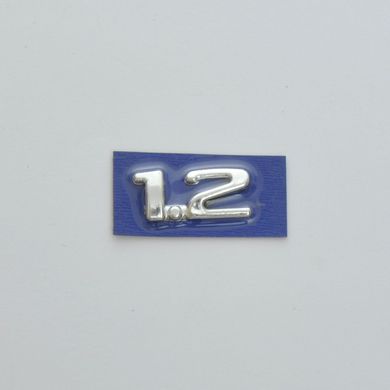 Купити Емблема - напис "1.2" (Corsa 1-2) скотч 40x18 мм 1996-2004 (5680) 22051 Емблема напис на іномарки