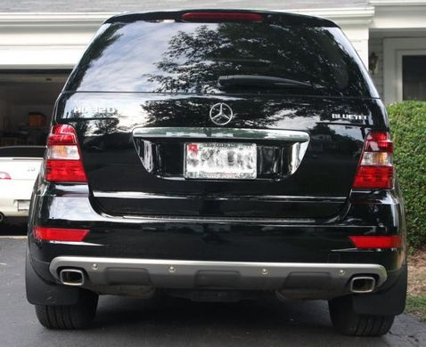 Купить Брызговики для Mercedes-Benz ML 164 (без порогов) 2005-2012 23414 Брызговики Mercedes-Benz