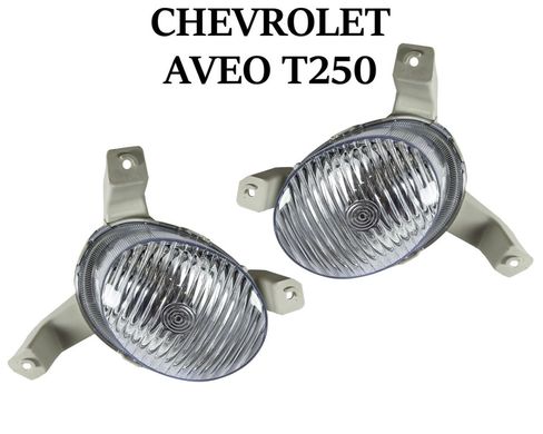 Купити Протитуманні фари для Chevrolet Aveo з електропроводкою 2006-2008 2 шт (CV-247W) 8434 Протитуманні фари модельні Іномарка