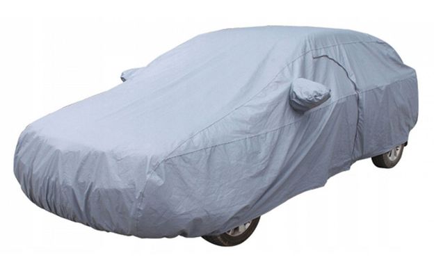 Купити Тент автомобільний для седана ДК PEVA XL 535x178x120 см (кишені під дзеркала ущільнений) 7108 Тенти для седанів