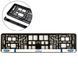 Buy Number Frame for Ford Type 3 Frost-resistant Color Logo White Stripe (Avtovin) 86713 Number frame - Model inscriptions