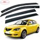 Купить Дефлекторы окон ветровики HIC для Mazda 3 Хечбек 2009-2013 Оригинал (Ma26) 60183 Дефлекторы окон Mazda - 1 фото из 4