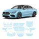 Купити Антигравійна захисна бронеплівка за лекалами для Mercedes-Benz CLA C118 2019-2023 - повний кузов 106701 Модельні лекала захисних плівок для Mercedes-Benz
